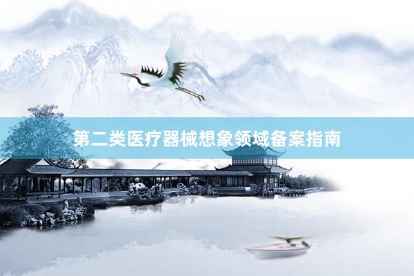 第二类医疗器械想象领域备案指南