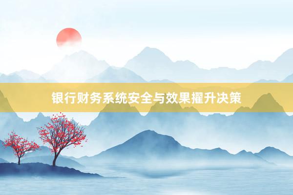 银行财务系统安全与效果擢升决策